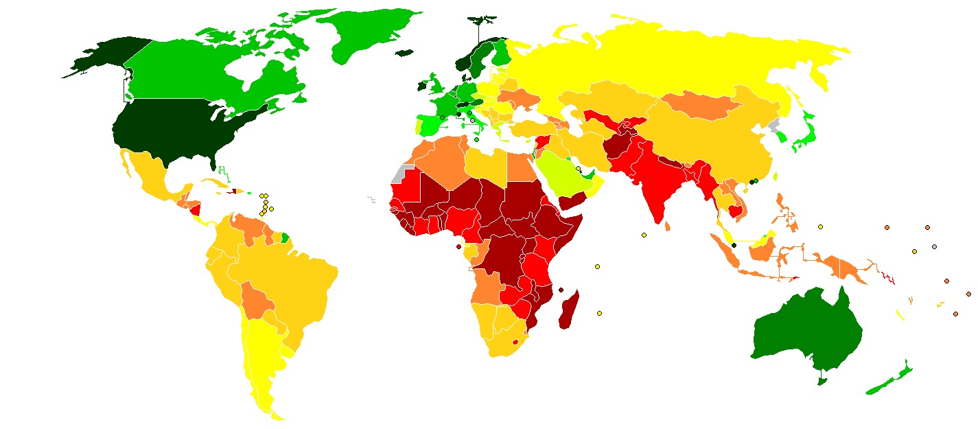 Wikipedia Commons CountriesByGDPPerCapitaNominal2018