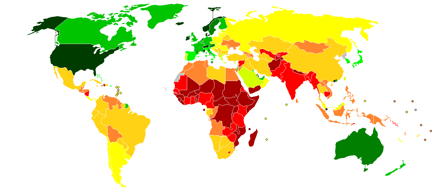 Liste der Länder nach Bruttoinlandsprodukt pro Kopf